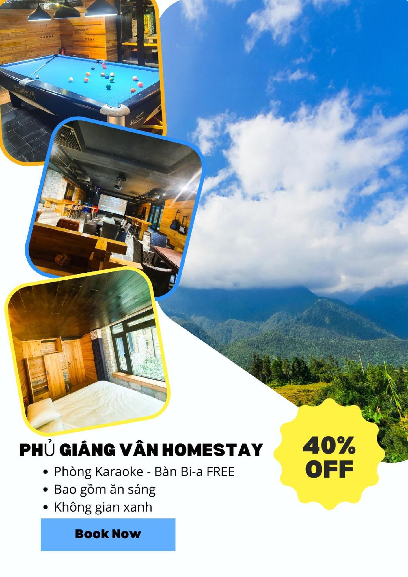 Phu Giang Van Homestay Sapa Dış mekan fotoğraf